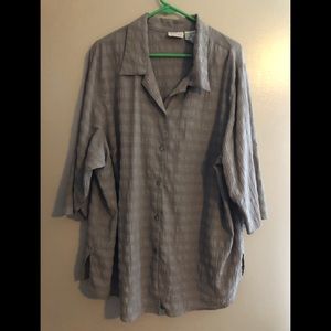 White Stag Women’s 3/4 Sleeve Blouse - 22W - 24 W